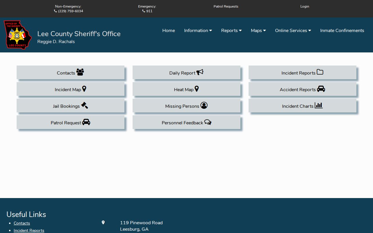 Lee County released inmate Citizen Connect record portal